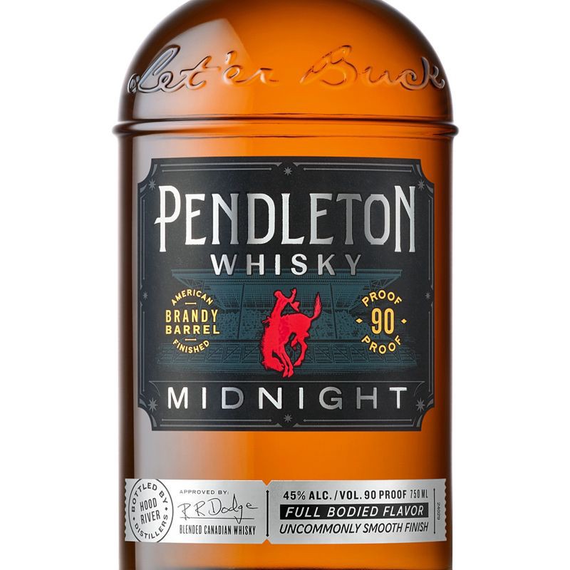 slide 3 of 8, Pendleton Whisky Pendleton 90P Midnight Canadian Whiskey - 750ml Bottle, 750 ml