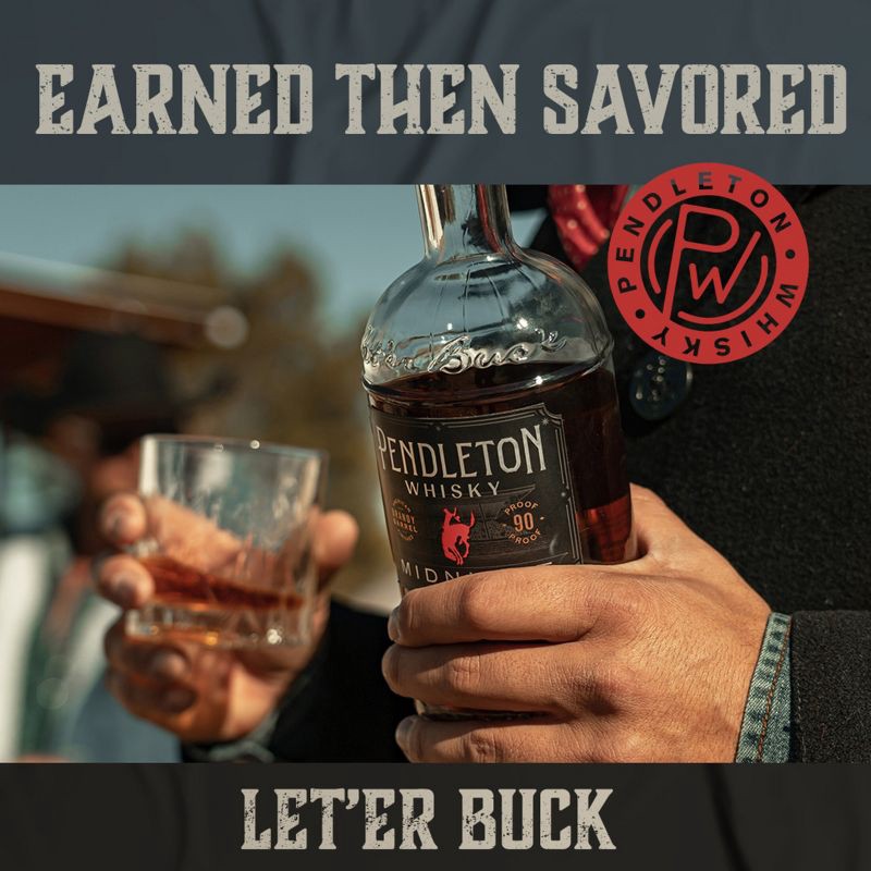 slide 5 of 8, Pendleton Whisky Pendleton 90P Midnight Canadian Whiskey - 750ml Bottle, 750 ml