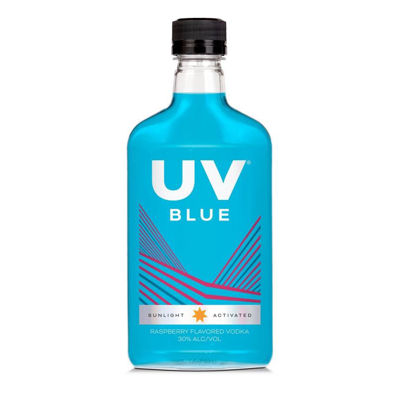 slide 3 of 4, UV Vodka UV Blue Raspberry Vodka - 375ml Plastic Bottle, 375 ml