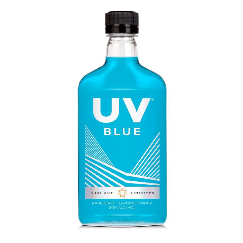 slide 1 of 4, UV Vodka UV Blue Raspberry Vodka - 375ml Plastic Bottle, 375 ml