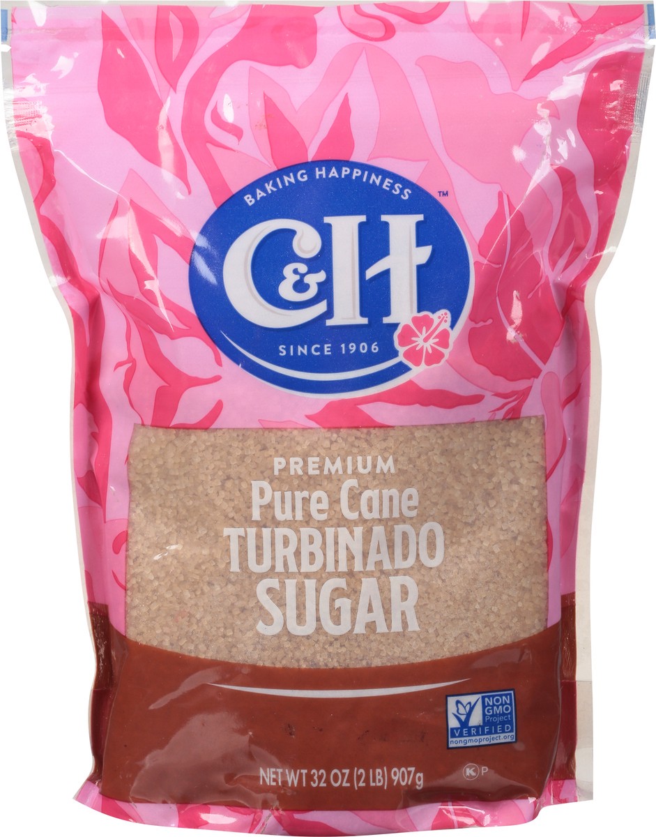 slide 8 of 12, C&H Turbinado Cane Sugar 2 lb, 32 oz