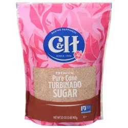C&H Turbinado Cane Sugar 2 lb