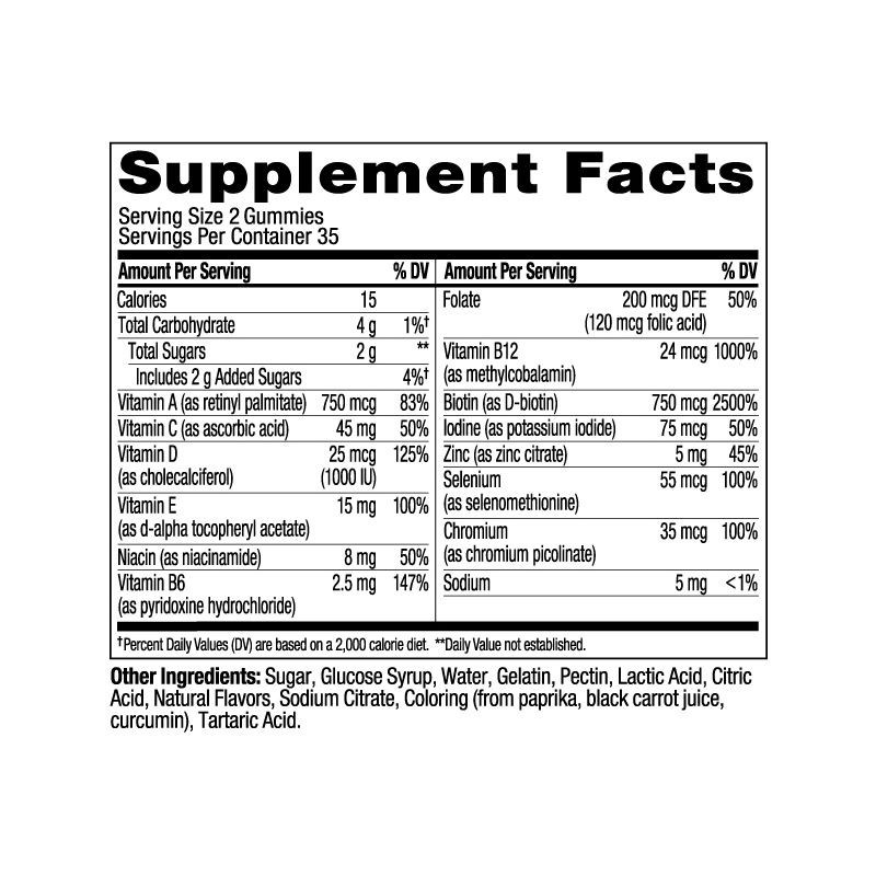 slide 7 of 13, OLLY Teen Girl Multivitamin Gummies - Berry Melon - 70ct, 70 ct