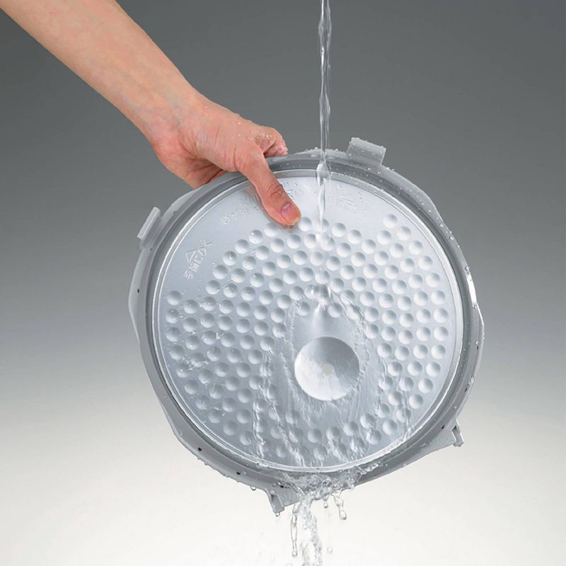 slide 4 of 5, Neuro Fuzzy 5.5 Cup Rice Cooker & Warmer: Zojirushi NS-ZCC10, 16 Settings, Automatic Shut-Off, Nonstick, White, 1 ct