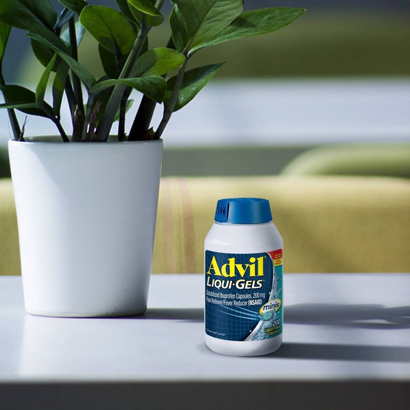 slide 2 of 9, Advil Pain Reliever/Fever Reducer Liqui-Gel Minis - Ibuprofen (NSAID) - 160ct, 160 ct