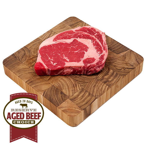 slide 1 of 1, Lunds & Byerlys L&b Reserve Aged Beef Choice Boneless Rib Eye Steak, per lb