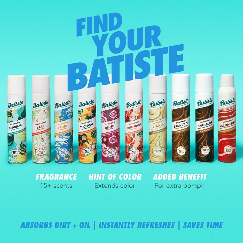 slide 8 of 11, Batiste Fresh Breezy Citrus Dry Shampoo - 3.81oz, 3.81 oz