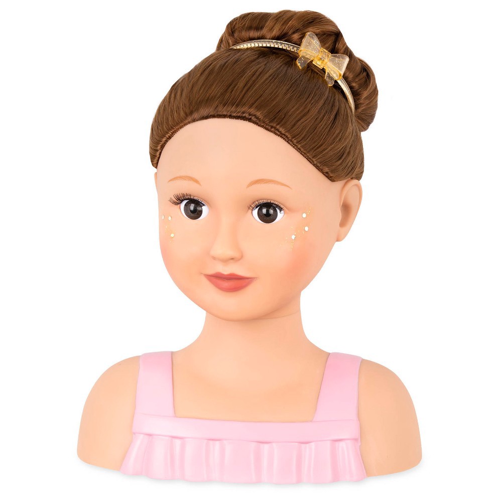 slide 4 of 6, Our Generation Talia with Accessories Styling Head Doll Brown Hair, 1 ct
