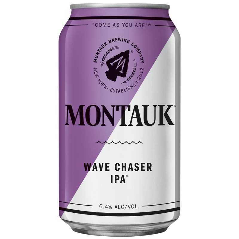 slide 2 of 5, Montauk Wave Chaser IPA Beer - 6pk/12 fl oz Cans, 6 ct; 12 fl oz