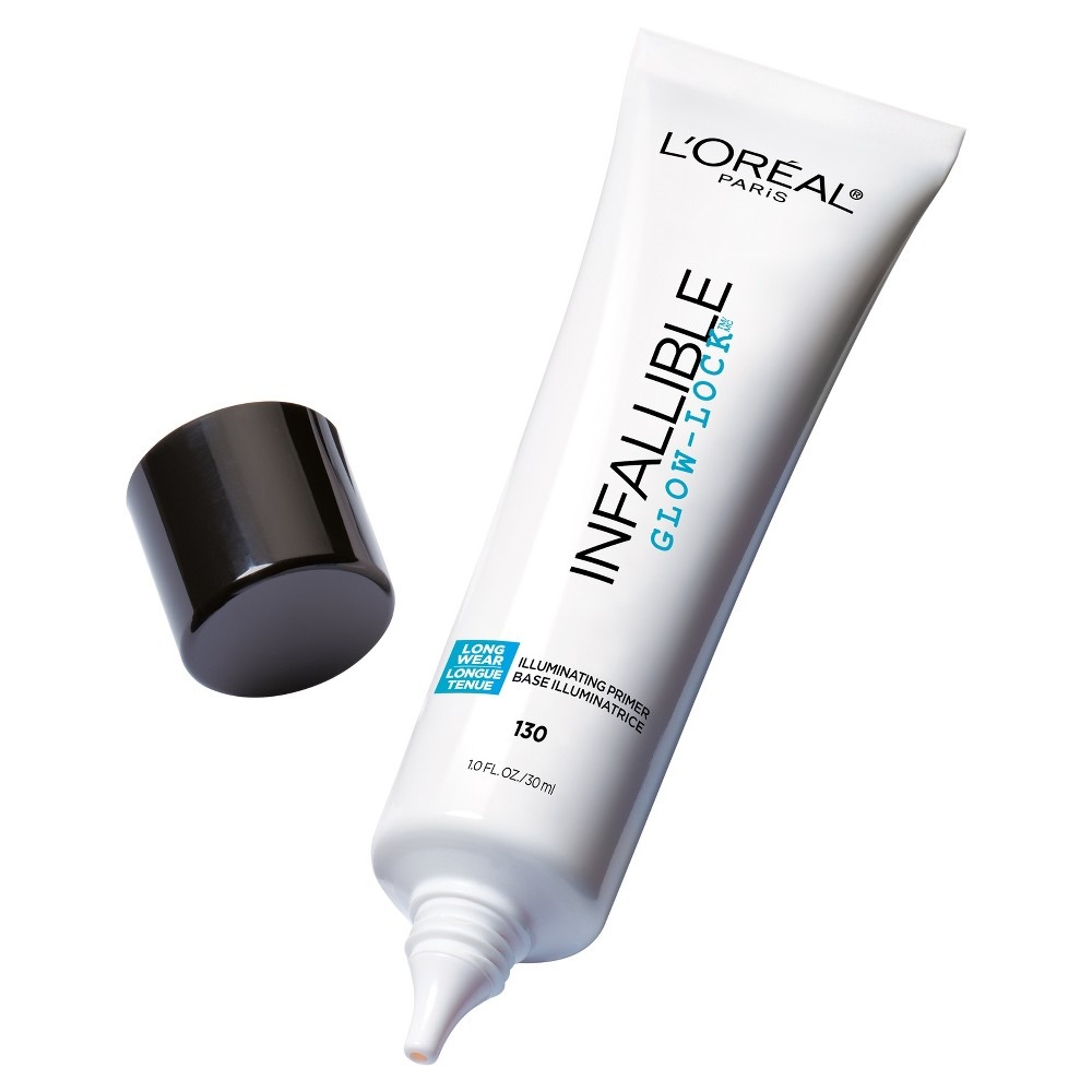 slide 4 of 4, L'Oreal Paris L'Oréal Paris Infallible Pro Glow Lock Face Makeup Primer, 1 fl oz