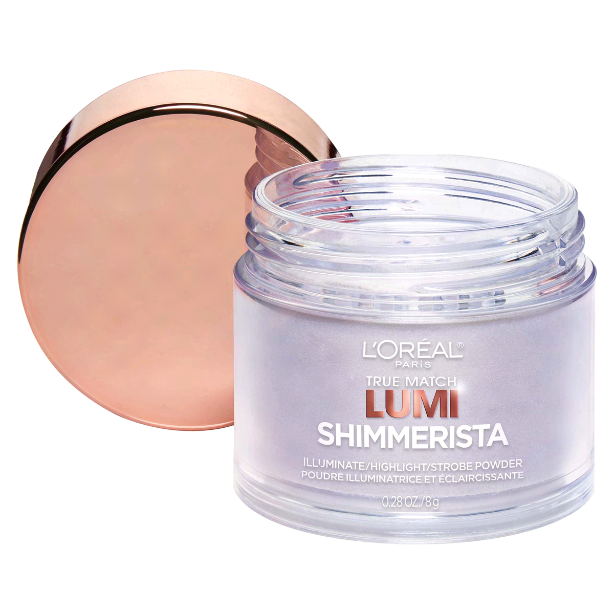 slide 4 of 6, L'Oréal Paris True Match Lumi Shimmerista Highlighting Powder Moonlight, 0.28 oz