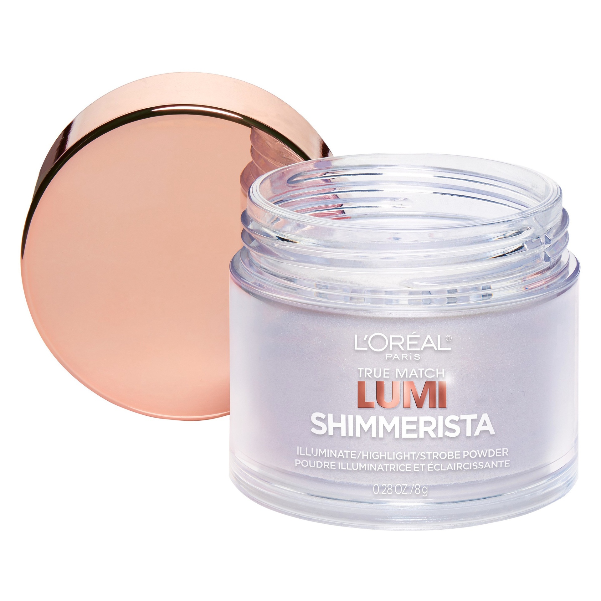 slide 1 of 6, L'Oréal Paris True Match Lumi Shimmerista Highlighting Powder Moonlight, 0.28 oz
