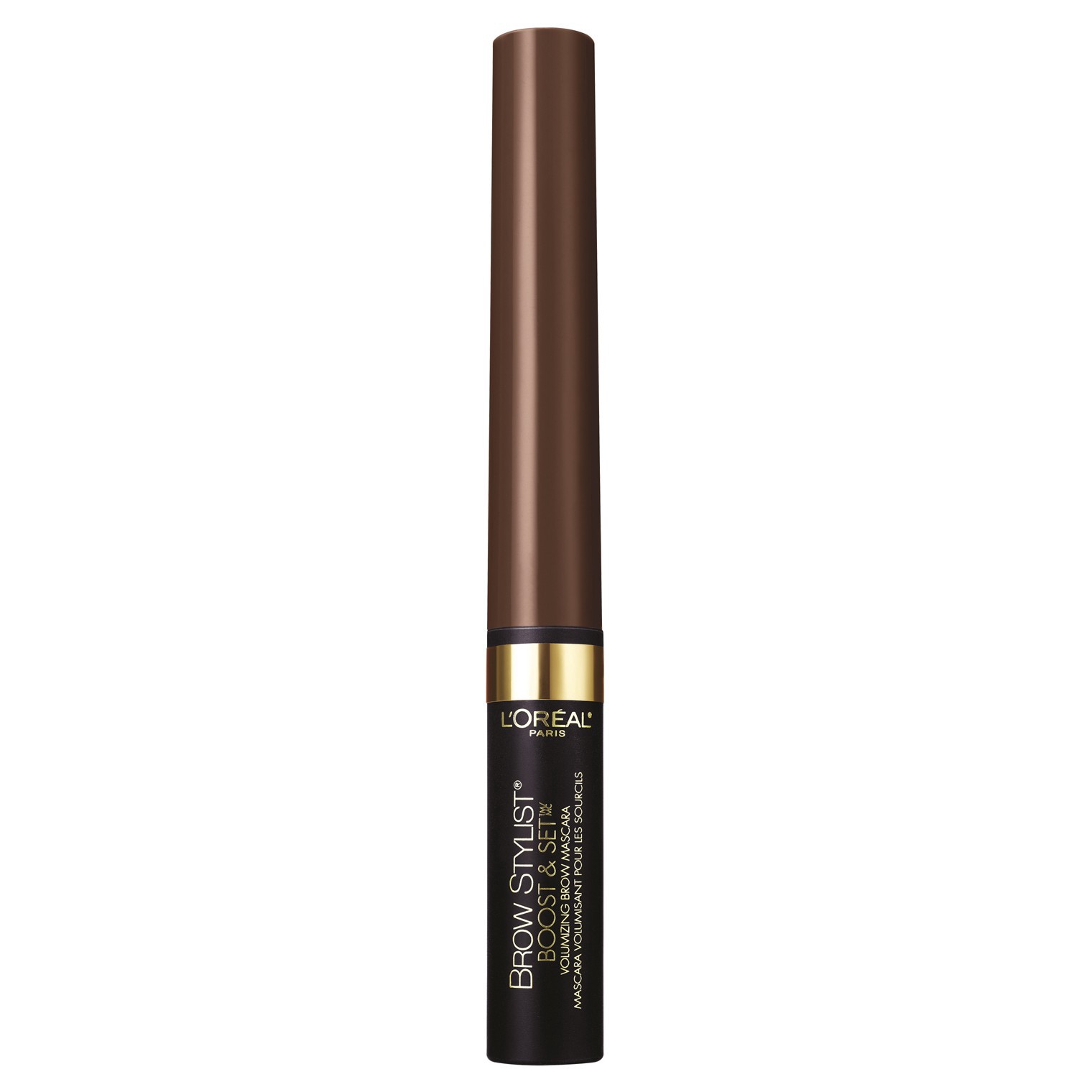 slide 5 of 5, L'Oreal Paris Brow Stylist Gel Mascara - 490 Dark Brunette - 0.10 fl oz, 0.1 fl oz