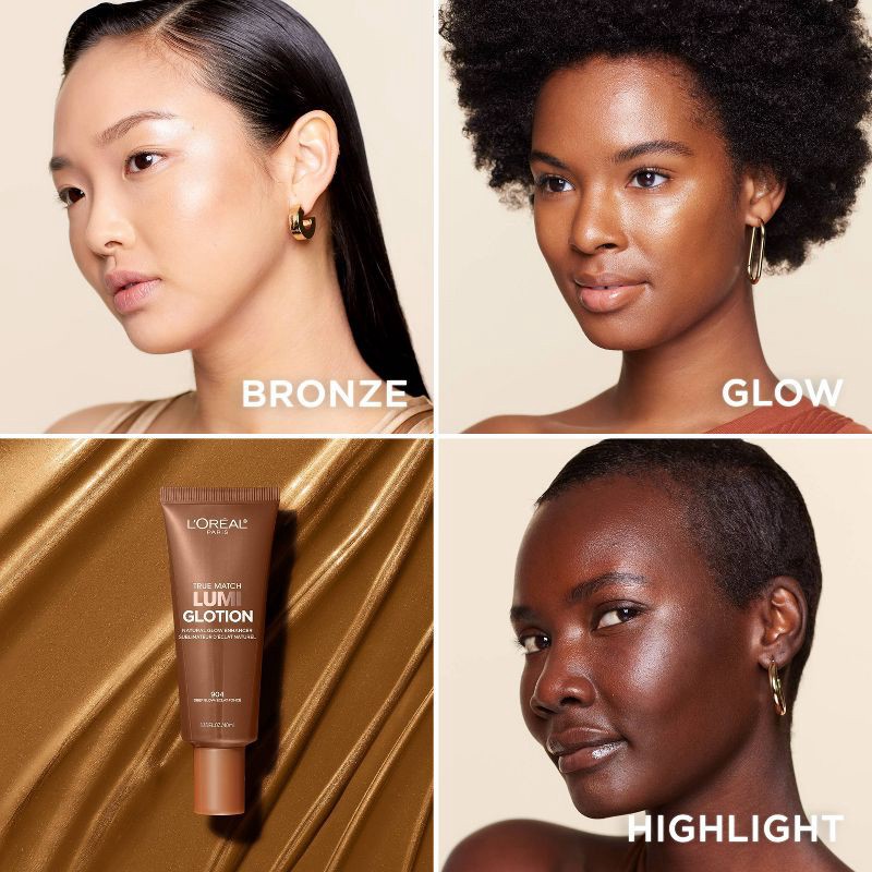 slide 3 of 11, L'Oreal Paris True Match Lumi Glotion Natural Glow Enhancer - 904 Deep Glow - 1.35 fl oz., 1.35 fl oz