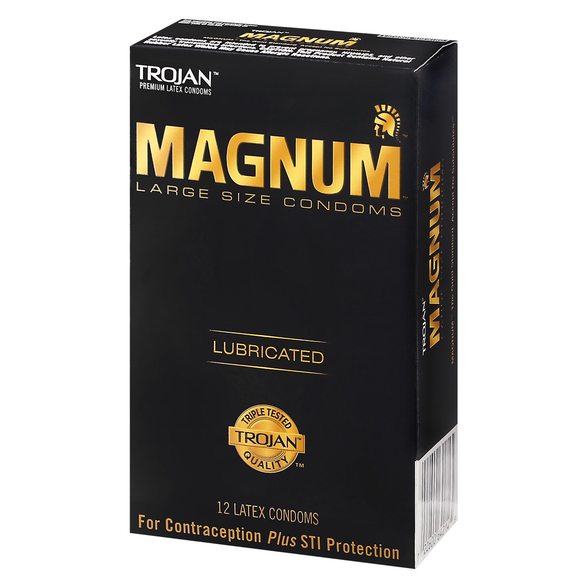 slide 2 of 8, Trojan Magnum Large Size Lubricated Condoms - 12ct, 12 ct