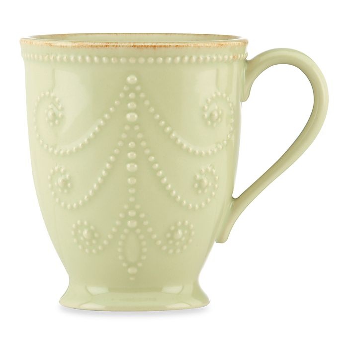 slide 1 of 1, Lenox French Perle Mug - Pistachio, 1 ct