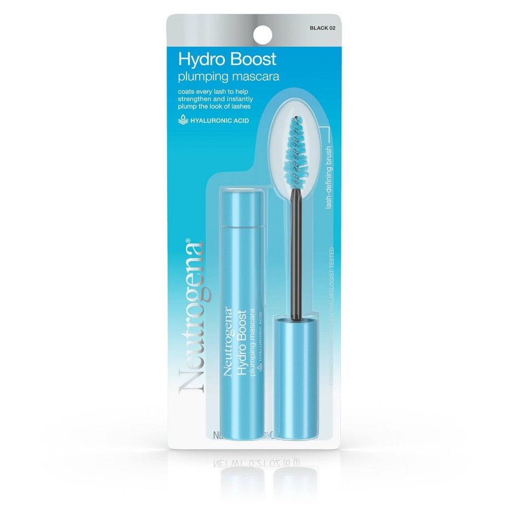 slide 2 of 13, Neutrogena Hydro Boost Plumping Mascara - Black 02 - 0.21oz, 0.21 oz