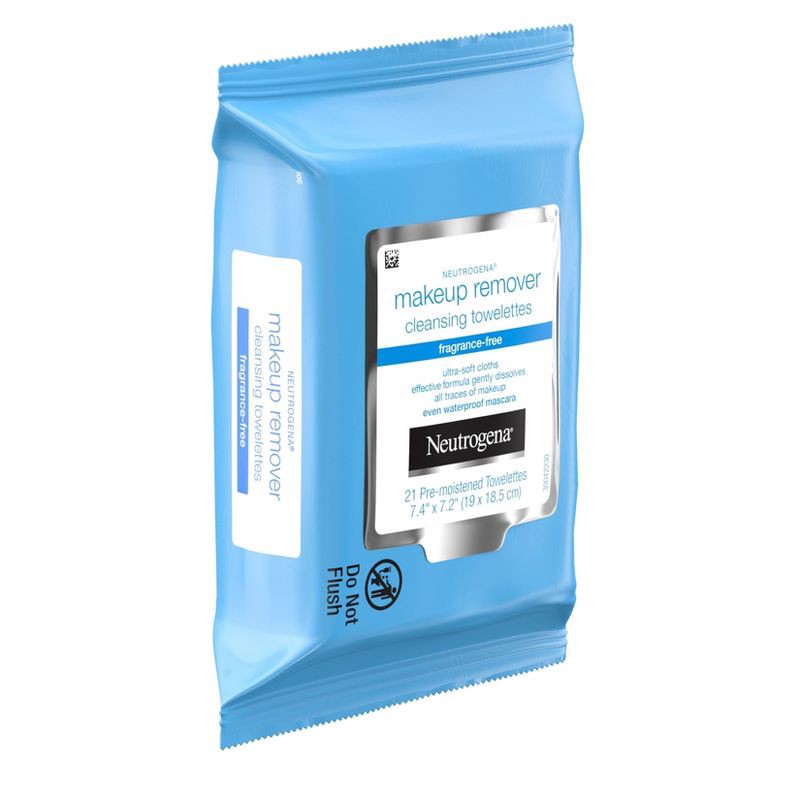 slide 3 of 6, Neutrogena Makeup Remover Cleansing Towelettes, Fragrance Free - 21 ct, 21 ct