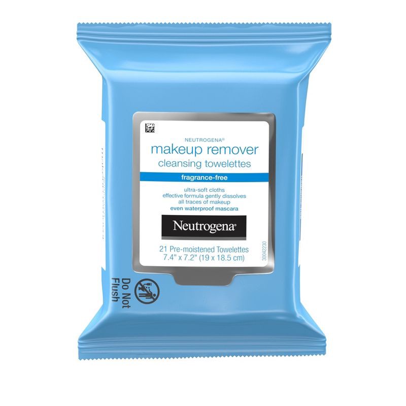 slide 1 of 6, Neutrogena Makeup Remover Cleansing Towelettes, Fragrance Free - 21 ct, 21 ct