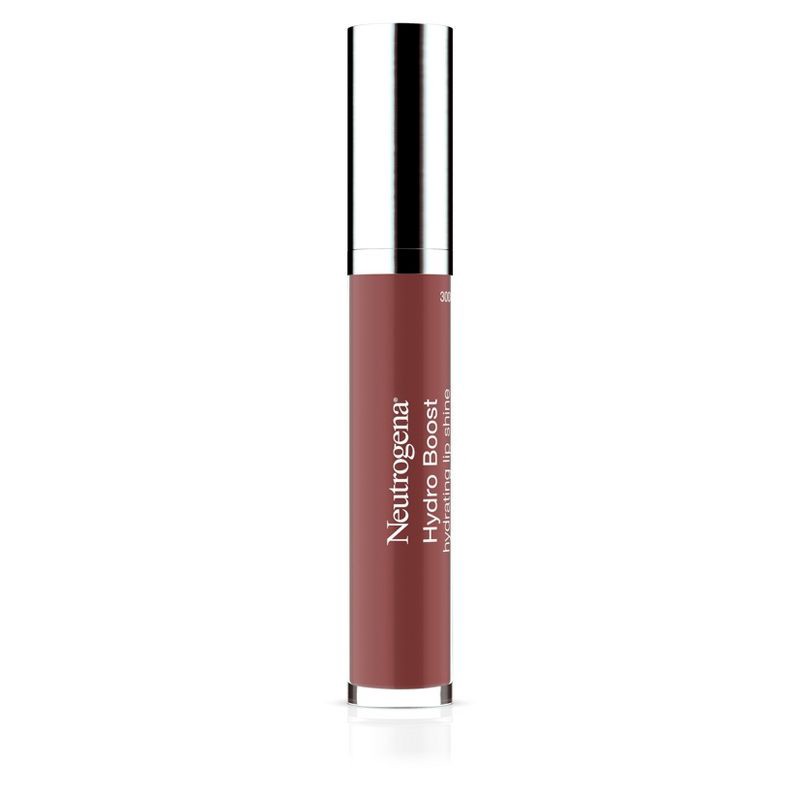 slide 2 of 5, Neutrogena Hydro Boost Moisturizing Lip Gloss with Hyaluronic Acid to Soften & Condition Lips, Hydrating & Non-Stick - 90 Pink Mocha, 0.1 oz