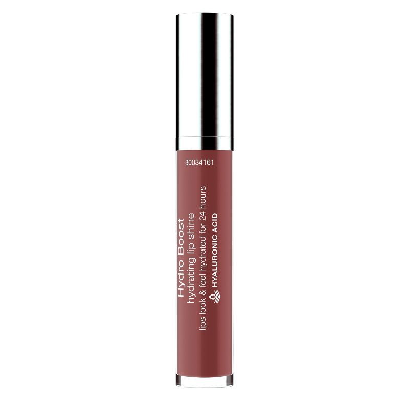 slide 5 of 5, Neutrogena Hydro Boost Moisturizing Lip Gloss with Hyaluronic Acid to Soften & Condition Lips, Hydrating & Non-Stick - 90 Pink Mocha, 0.1 oz