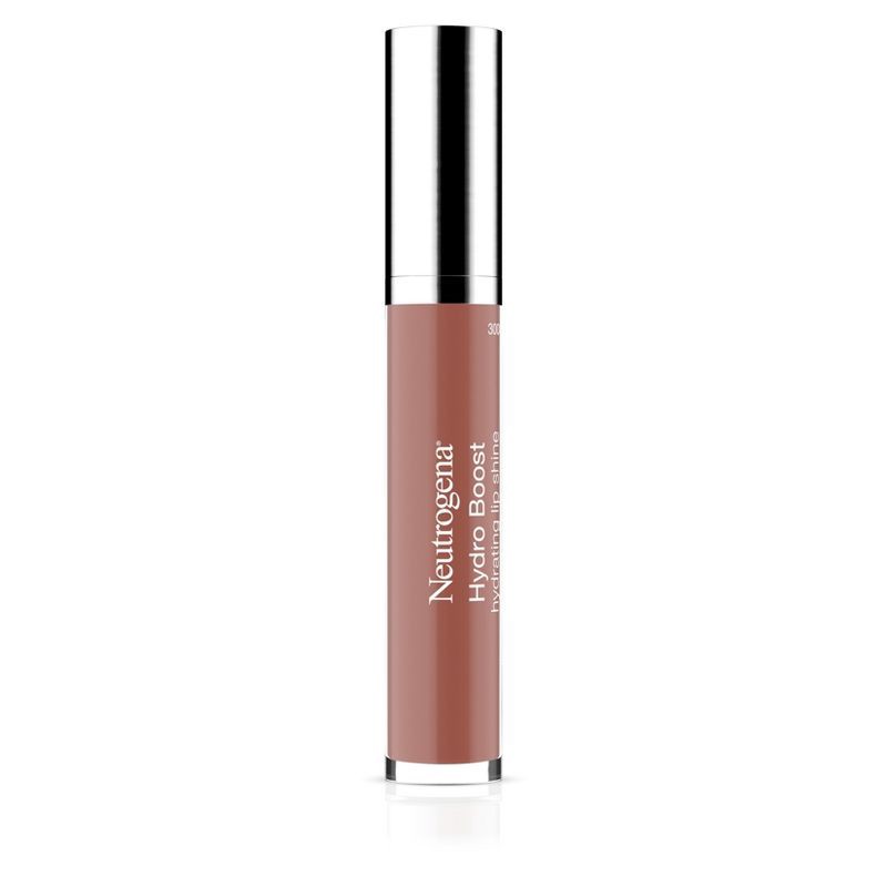 slide 2 of 5, Neutrogena Hydro Boost Moisturizing Lip Gloss with Hyaluronic Acid to Soften & Condition Lips, Hydrating & Non-Stick - 27 Almond Nude, 0.1 oz