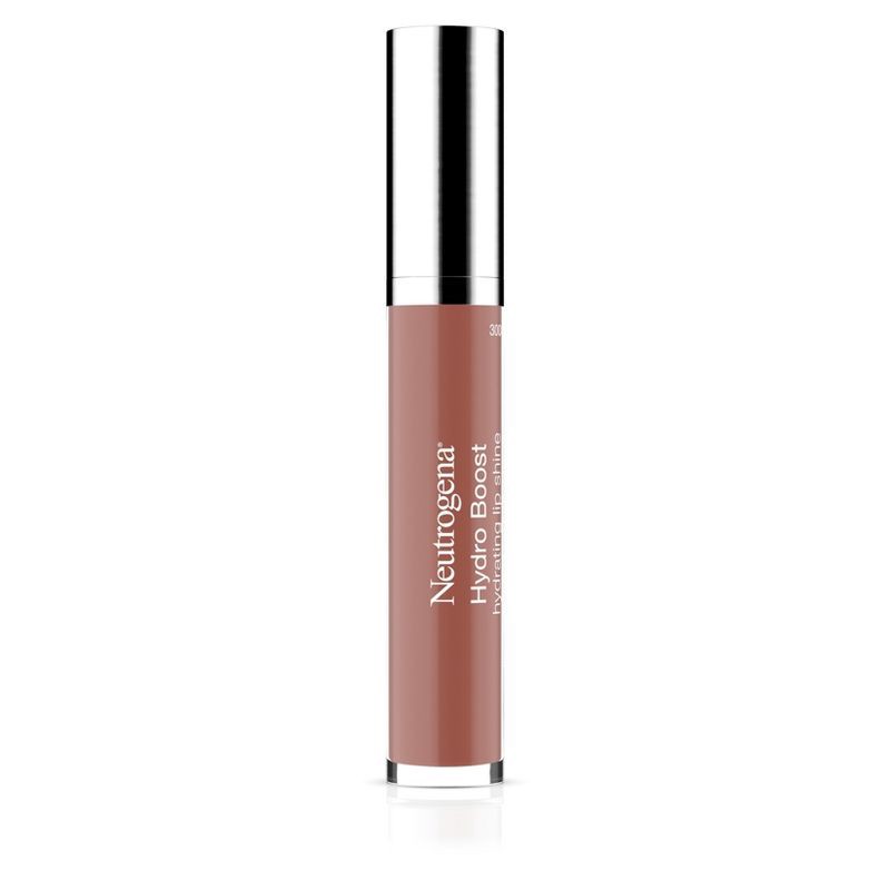 slide 2 of 5, Neutrogena Hydro Boost Moisturizing Lip Gloss with Hyaluronic Acid to Soften & Condition Lips, Hydrating & Non-Stick - 27 Almond Nude, 1 ct
