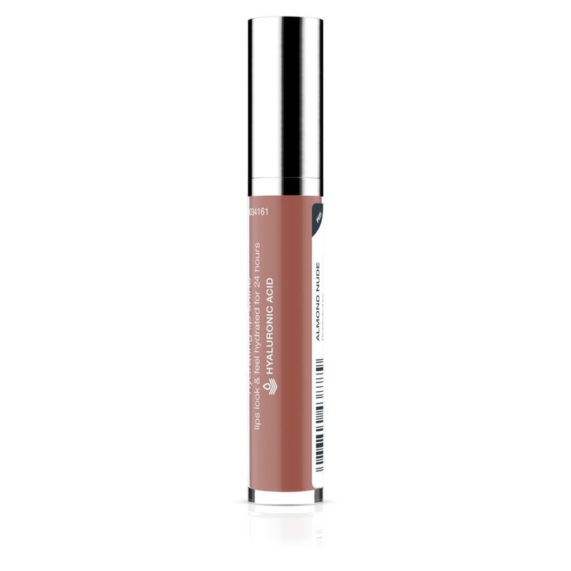 slide 4 of 5, Neutrogena Hydro Boost Moisturizing Lip Gloss with Hyaluronic Acid to Soften & Condition Lips, Hydrating & Non-Stick - 27 Almond Nude, 0.1 oz