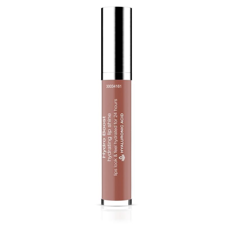 slide 5 of 5, Neutrogena Hydro Boost Moisturizing Lip Gloss with Hyaluronic Acid to Soften & Condition Lips, Hydrating & Non-Stick - 27 Almond Nude, 0.1 oz