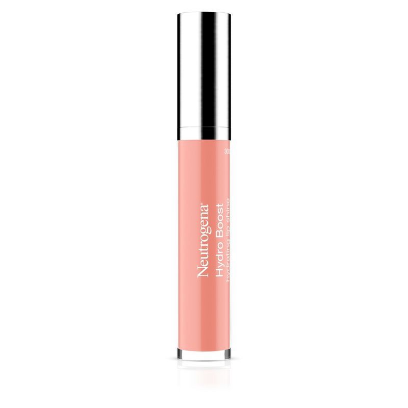 slide 2 of 6, Neutrogena Hydro Boost Moisturizing Lip Gloss with Hyaluronic Acid to Soften & Condition Lips, Hydrating & Non-Stick - 23 Ballet Pink, 1 ct