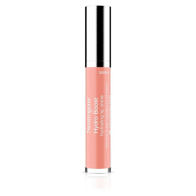 slide 1 of 6, Neutrogena Hydro Boost Moisturizing Lip Gloss with Hyaluronic Acid to Soften & Condition Lips, Hydrating & Non-Stick - 23 Ballet Pink, 1 ct