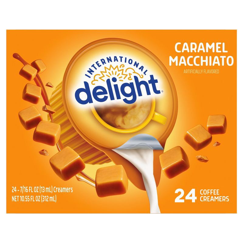 slide 10 of 11, International Delight Caramel Macchiato Coffee Creamer Singles - 10.55 fl oz/24ct, 10.55 fl oz, 24 ct