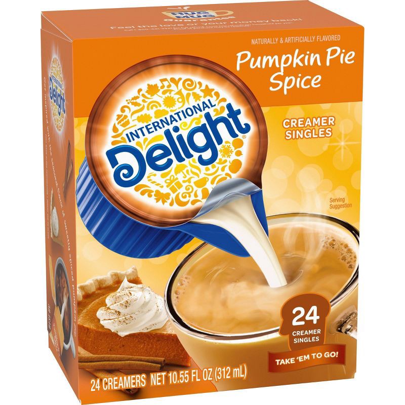 slide 3 of 7, International Delight Pumpkin Spice Coffee Creamer - 24ct, 24 ct