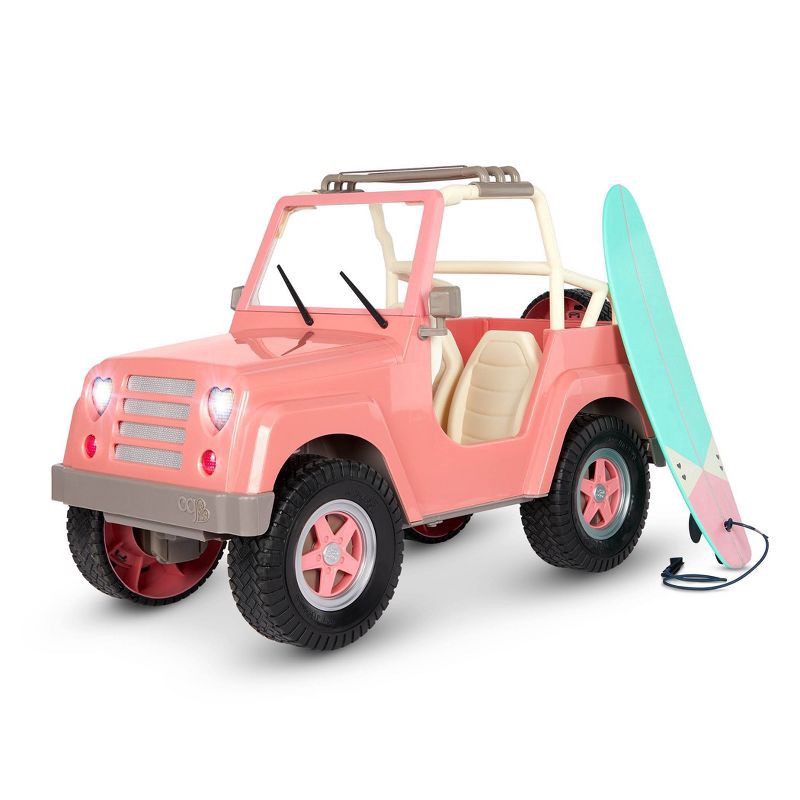 slide 1 of 7, Our Generation Off-Roader 4x4 Doll Vehicle with Electronics, 1 ct