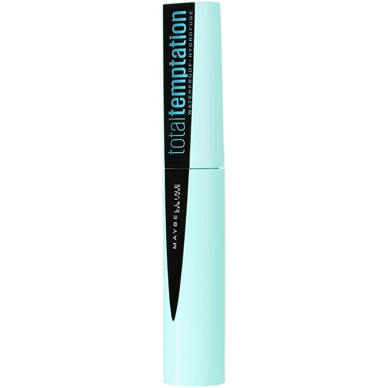 slide 6 of 6, MaybellineTotal Temptation Mascara - Very Black Waterproof - 0.32 fl oz: Volumizing, Lengthening, Coconut Extract Formula, 0.32 fl oz