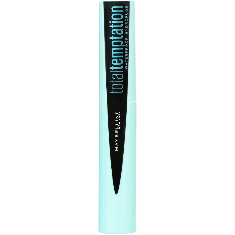 slide 1 of 6, MaybellineTotal Temptation Mascara - Very Black Waterproof - 0.32 fl oz: Volumizing, Lengthening, Coconut Extract Formula, 0.32 fl oz