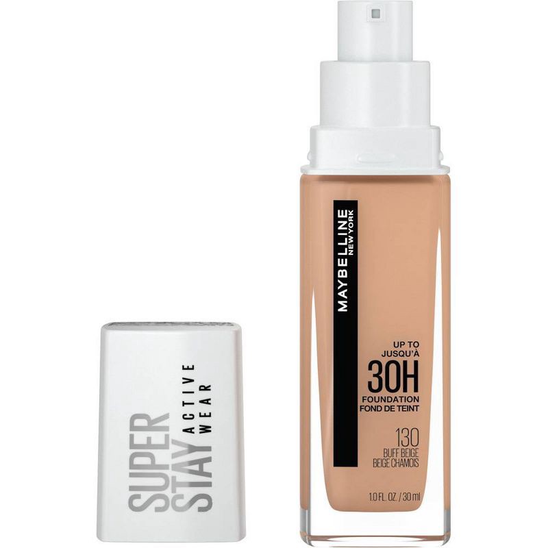 slide 1 of 7, Maybelline Super Stay Full Coverage Liquid Foundation - 130 Buff Beige - 1 fl oz, 1 fl oz