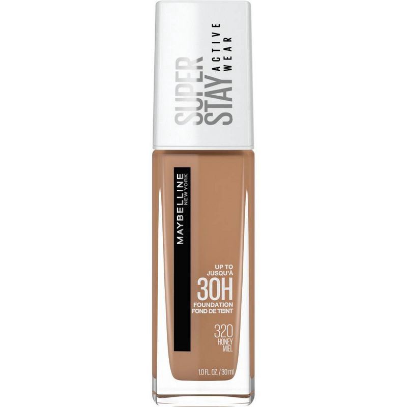 slide 7 of 7, Maybelline Super Stay Full Coverage Liquid Foundation - 320 Honey - 1 fl oz, 1 fl oz