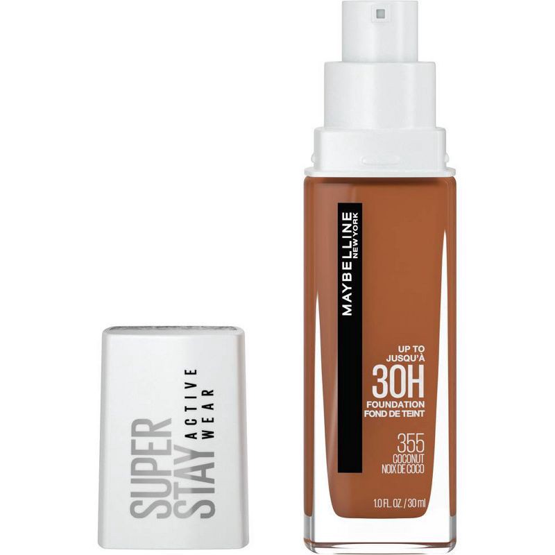 slide 1 of 7, Maybelline Super Stay Full Coverage Liquid Foundation - 355 Coconut - 1 fl oz, 1 fl oz