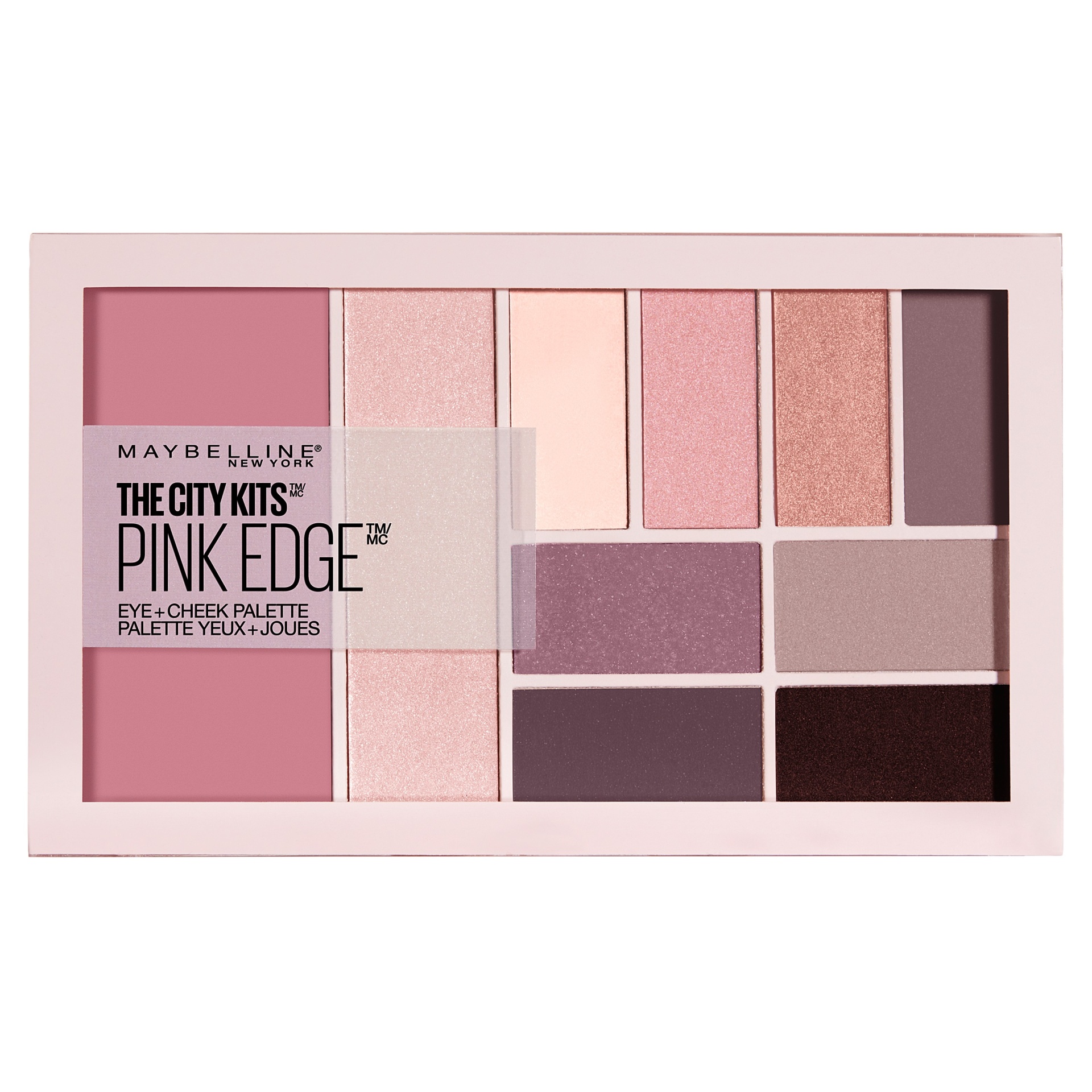 slide 1 of 5, Maybelline The City Kits All-in-One Eye & Cheek Palette Pink Edge, 0.42 oz