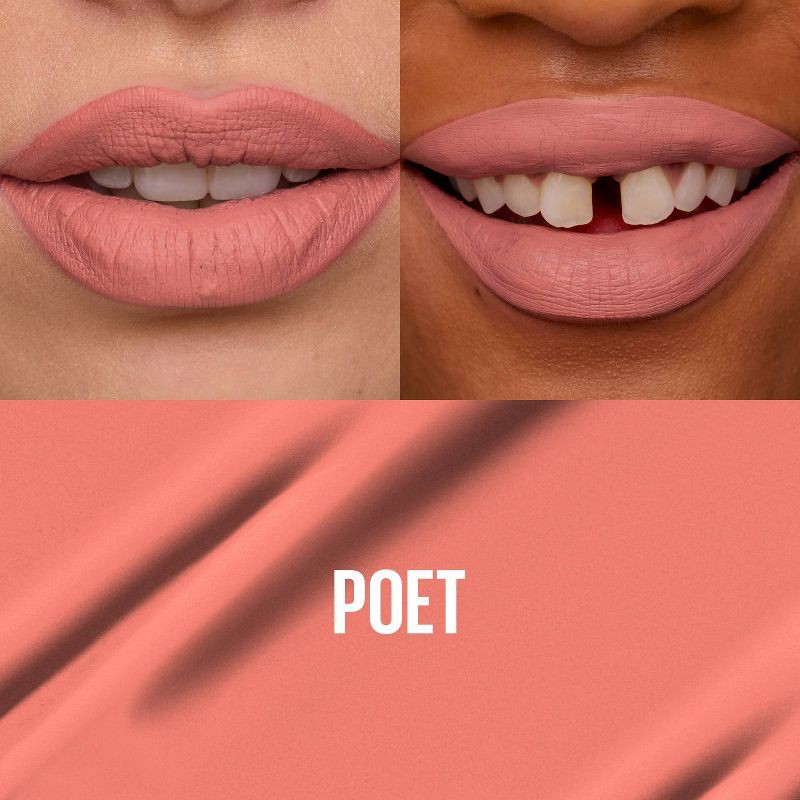 slide 2 of 9, Maybelline SuperStay Matte Ink Liquid Lipstick - Poet - 0.17 fl oz, 0.17 fl oz
