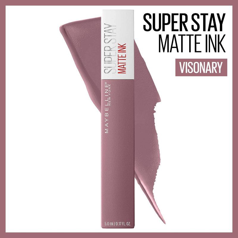 slide 2 of 7, Maybelline SuperStay Matte Ink Liquid Lipstick - 95 Visionary - 0.17 fl oz, 0.17 fl oz