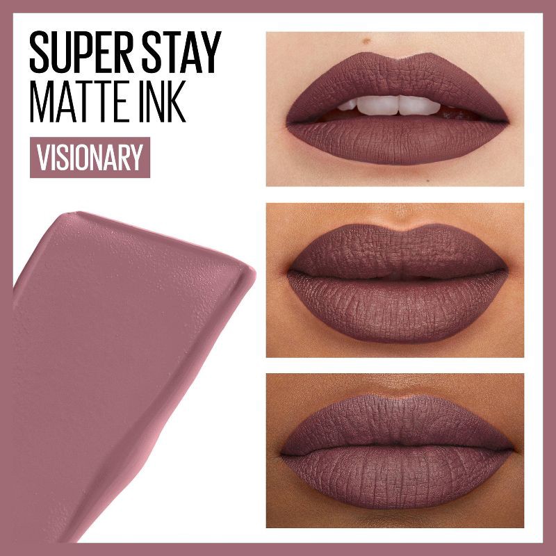 slide 3 of 7, Maybelline SuperStay Matte Ink Liquid Lipstick - 95 Visionary - 0.17 fl oz, 0.17 fl oz