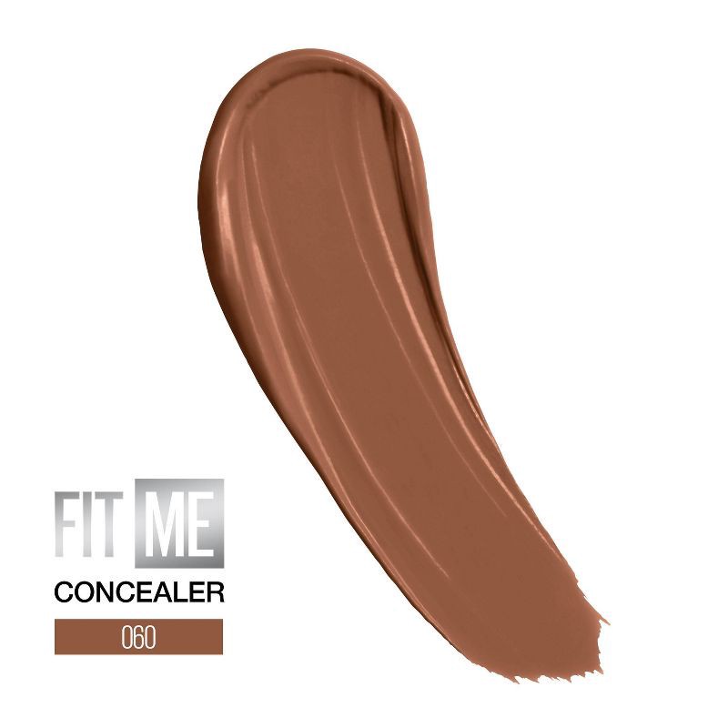 slide 2 of 9, Maybelline Fit Me Liquid Oil-Free, Fragrance-Free, Dermatologist Tested Concealer - 60 Cocoa - 0.23 fl oz, 0.23 fl oz