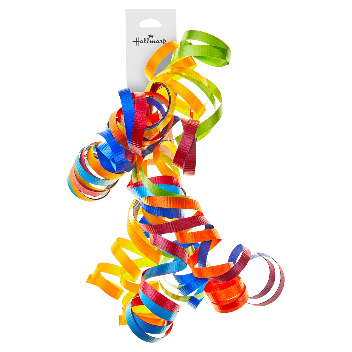 slide 5 of 5, Hallmark Gift Bow, Rainbow Curly Ribbon, 1 ct
