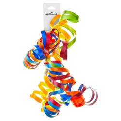 Hallmark Gift Bow, Rainbow Curly Ribbon