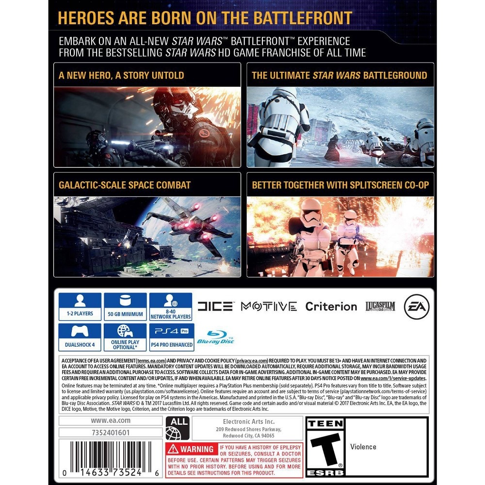 slide 2 of 9, Star Wars Battlefront II - PlayStation 4, 1 ct