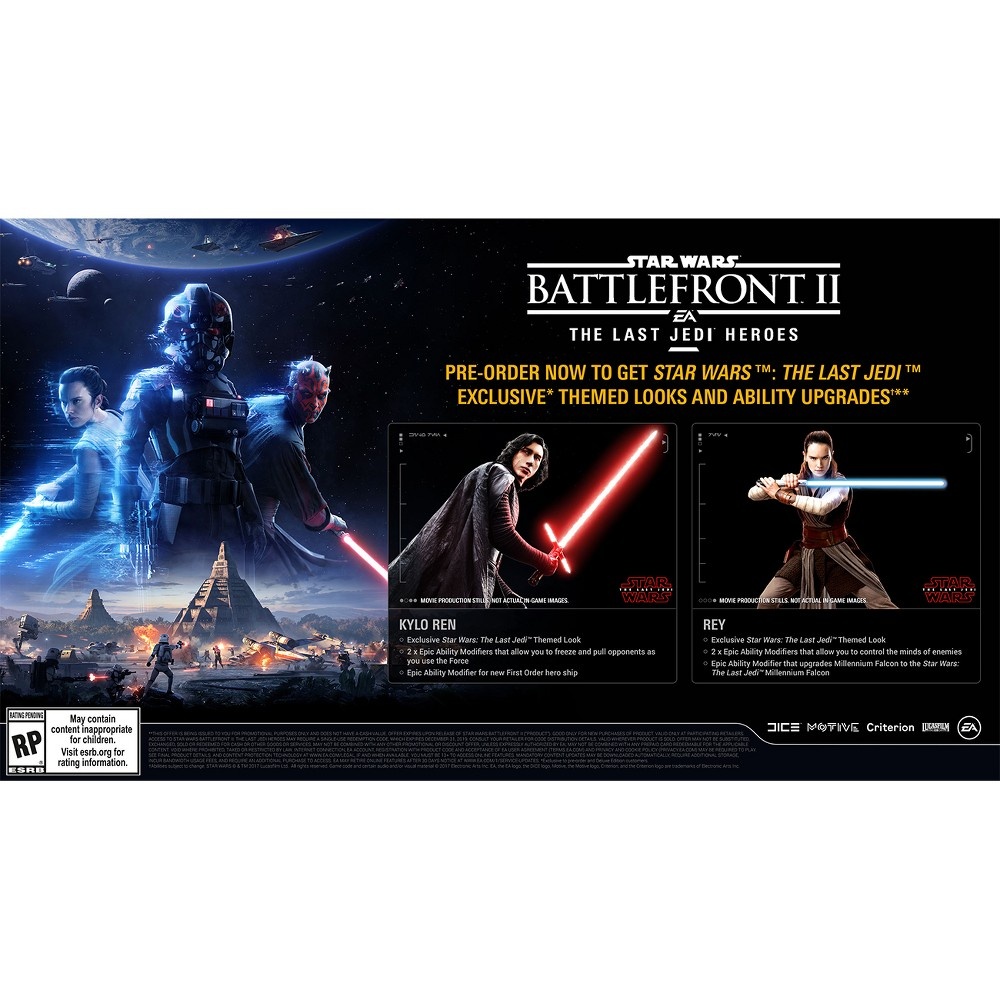 slide 9 of 9, Star Wars Battlefront II - PlayStation 4, 1 ct