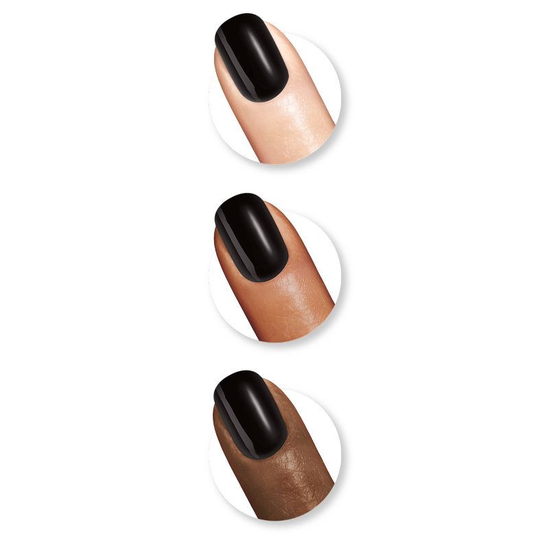 slide 3 of 4, Sally Hansen Insta-Dri Nail Color - 573 Black to Black - 0.31 fl oz, 0.31 fl oz