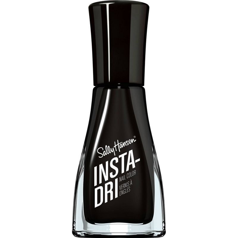 slide 1 of 8, Sally Hansen Insta-Dri Nail Polish - 573 Black to Black - 0.31 fl oz, 0.31 fl oz